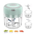 thumbnail image 3 of 250Ml Mini Food Blender, the 250Ml Small Mixer Is Equipped with a Strong Motor and a Head Which Can Easily Handle and Vegetables Complementary Meat And, 1 Mixer, 3 of 3