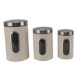 thumbnail image 2 of 3 Piece Canisters Sets For The Kitchen, Kitchen Jars With See Window, Airtight Coffee Container Tea Organizer & Sugar Canister, Kitchen Canisters Kitchen Decor, 2 of 8
