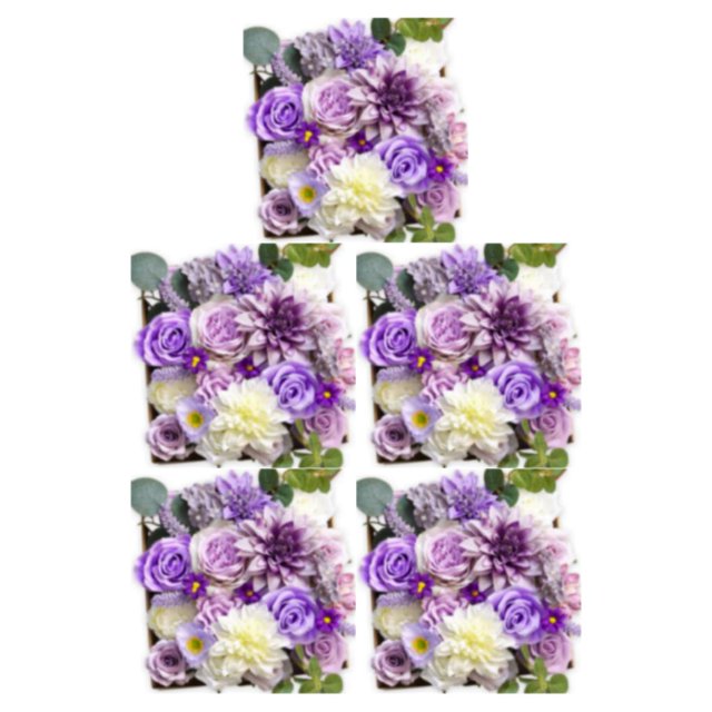 Wweixi Whimsical Blooms Low Maintenance Artificial Flower Collection Realistic 23new style LH014 5Set