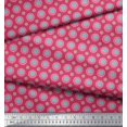 thumbnail image 2 of Soimoi Polyester Crepe Fabric Flower Artistic Print Sewing Fabric Yard 42 Inch Wide, 2 of 3