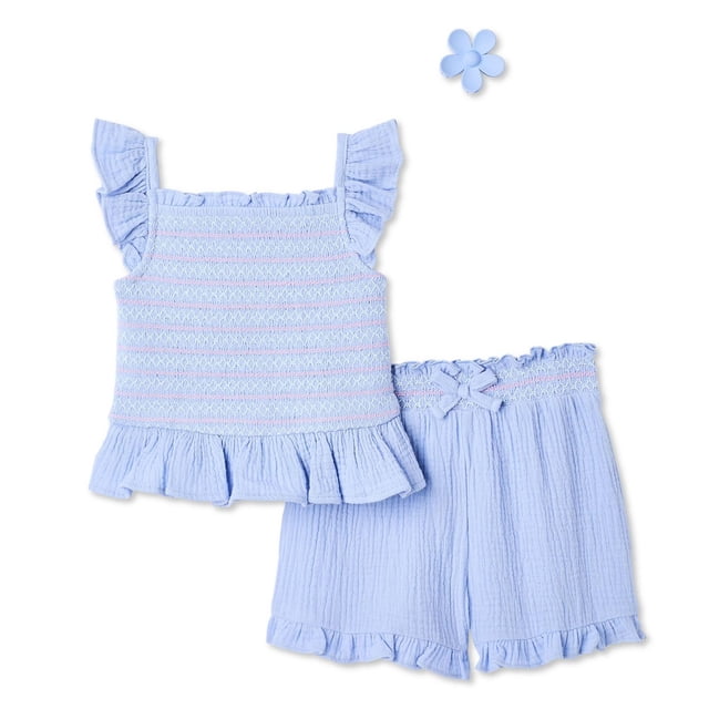 George Toddler Girls' Three Piece Gauze Set