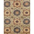 thumbnail image 1 of Ahgly Company Indoor Rectangle Abstract Brownish Green Abstract Area Rugs, 7' x 9', 1 of 6