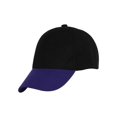 thumbnail image 1 of Two-Tone  Adjustable Baseball Cap, Black Purple, 1 of 2