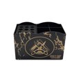 thumbnail image 1 of ZheElen Barber Storage Box Compartments Hairbrush Comb Scissors Display Rack Styling Organizer Dresser Table Cosmetic Professional Black Black, 1 of 6