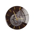 thumbnail image 2 of pitrice 30cm Muslim Wall Clock Non Ticking Mute Quartz for Ramadan Decor Silver, 2 of 9