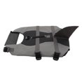 thumbnail image 3 of Dog Life Vest Dog Lifesaver Adjustable Safe Pet Floatation Jacket With Back Handle D Ring For Beach Boating Swimming Gray, 3 of 8