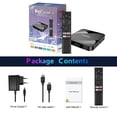 thumbnail image 3 of Boîtier TV Intelligent ATV Android 14 4 Go 64 Go AV1 S905W2 Quadricœur WIFI Double Télécommande Vocale 2 Go 16 Go Lecteur Multimédia 8K 4K Décodeur, 3 of 4