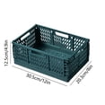 thumbnail image 3 of Folding Storage Basket for Desktop and Home, Organizer for Snacks, Stationery, Cosmetics, Miscellaneous Items, Portable, Foldable, Durable Storage Box for Office, Picnic, Outdoor Use, 3 of 6