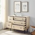 thumbnail image 4 of Commode Moderne à 5 Tiroirs en Métal et Bois en Bouleau, 4 of 5