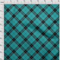 thumbnail image 3 of oneOone Polyester Lycra Fabric Tartan Check Print Fabric BTY 56 Inch Wide, 3 of 4