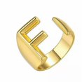 thumbnail image 1 of CUITING Bague Mode Ajustable Initiale Alphabet Lettre A-Z Bagues pour Femmes Bijoux-Argent C, 1 of 9