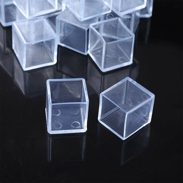 4pcs/set Table Foot Cap Rubber Chair Leg Protector Square Furniture Floor Foot Pad