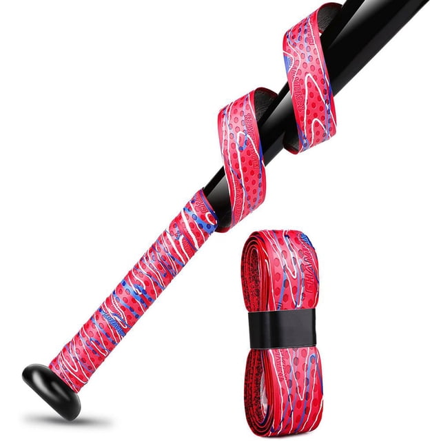 SharkTRUE PU Grip Tape Baseball Anti-Slip Baseball Bat Grip Tapes Sweatband For Softball Bat