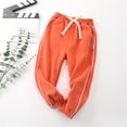 thumbnail image 2 of Toddler Boy Girl Sweatpants Athletic Joggers Pants Solid Color Elastic Waist Track Pants Spring Clothes, 2 of 3
