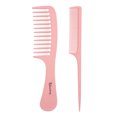 thumbnail image 1 of Yeacher 2Pcs Hair Brush Wide Tooth Comb Dense Tooth Comb Straw Comb, 1 of 5