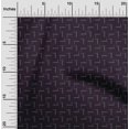 thumbnail image 2 of oneOone Silk Tabby Black Fabric Abstract Irregular Lines Sewing Material Print Fabric By The Yard 42 Inch Wide, 2 of 4