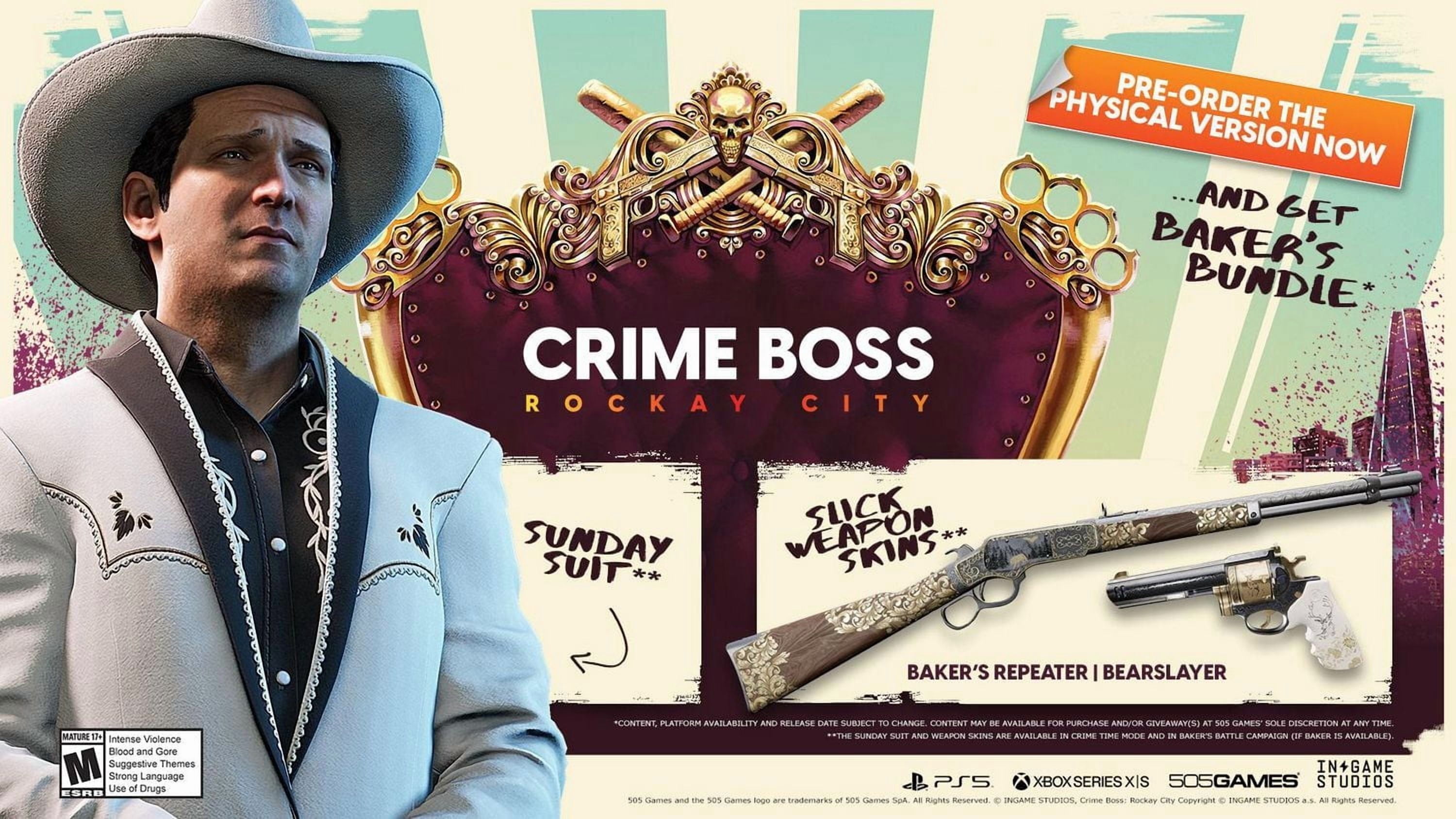 Jeu vidéo Crime Boss Rockay City pour (PS5)