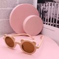 thumbnail image 4 of FOCUSNORM Lunettes de Soleil pour Enfants, Lunettes de Soleil à Monture Ronde pour Garçons et Filles, 4 of 5