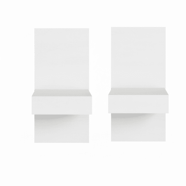 Nexera Milano Floating Nightstand Extension Panels (Set of 2)