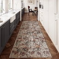thumbnail image 1 of BERTHMEER 2'x8' Runner Rugs for Hallways Bathroom Bedroom Entryway Entrance Kitchen Abstract Non Slip Washable Modern Contemporary Distressed Indoor Runner Rugs, Multicolor, 1 of 6