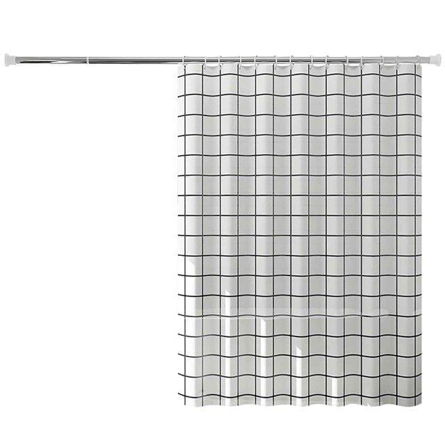 Clear Shower Curtain with Design Shower Curtain Bathroom Curtain Partition Curtain Shower Curtain Shower Curtain Mildew-Proof Wet and Dry Separation Fabric Shower Curtains for Bathroom