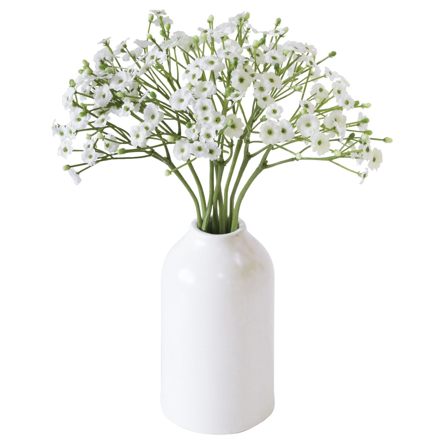 Ensemble de 3 Tiges de Fleurs de Gypsophile Artificielles