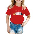 thumbnail image 1 of MEZZALL T-Shirts Graphiques Mignons pour Filles Enfants, Col Rond, Manches Courtes, T-Shirt d'Été Décontracté, Tee, Adorable Bébé Tout-Petit Tenue Quotidienne, 1 of 5