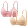 thumbnail image 1 of Timegard 2pc Push up Bras for Women Full Coverage Adjustable Strap Wirefree Comfortable Everyday Bralette, 1 of 5