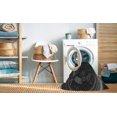 thumbnail image 2 of Ahgly Company Tapis d'Intérieur Lavable en Machine Carré Transitionnel Gris Minuit, 3 Pieds Carré, 2 of 7