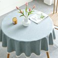 thumbnail image 3 of Waterproof microfiber tablecloths, round tablecloths for outdoor and interior trim cloth, 3 of 5