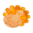 thumbnail image 2 of Way to Celebrate 12 Counts Turkey Pattern Plate, 2 of 5
