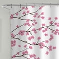 thumbnail image 4 of Hometrends Decorative Fabric Shower Curtain with Botanical Designs, 4 of 6