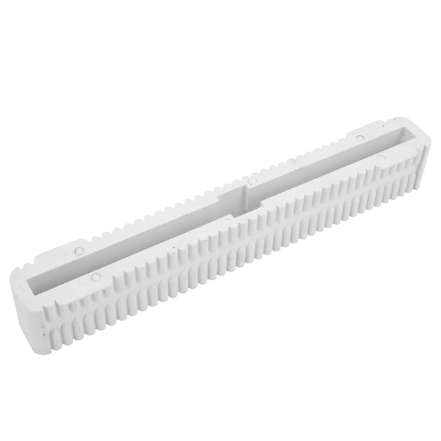 Lightweight PVC Longboard Surfboard Fin Box 8 Inch Big Tail Rudder Slots