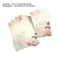 thumbnail image 3 of JWshufel Vintage Style Stationery Set Includes 2 Envelopes and 4 Writing Papers for Invitations Birthday Wedding and Business Use Retro Design with Beautiful Patterns 5.3 oz 1.2oz, 3 of 6