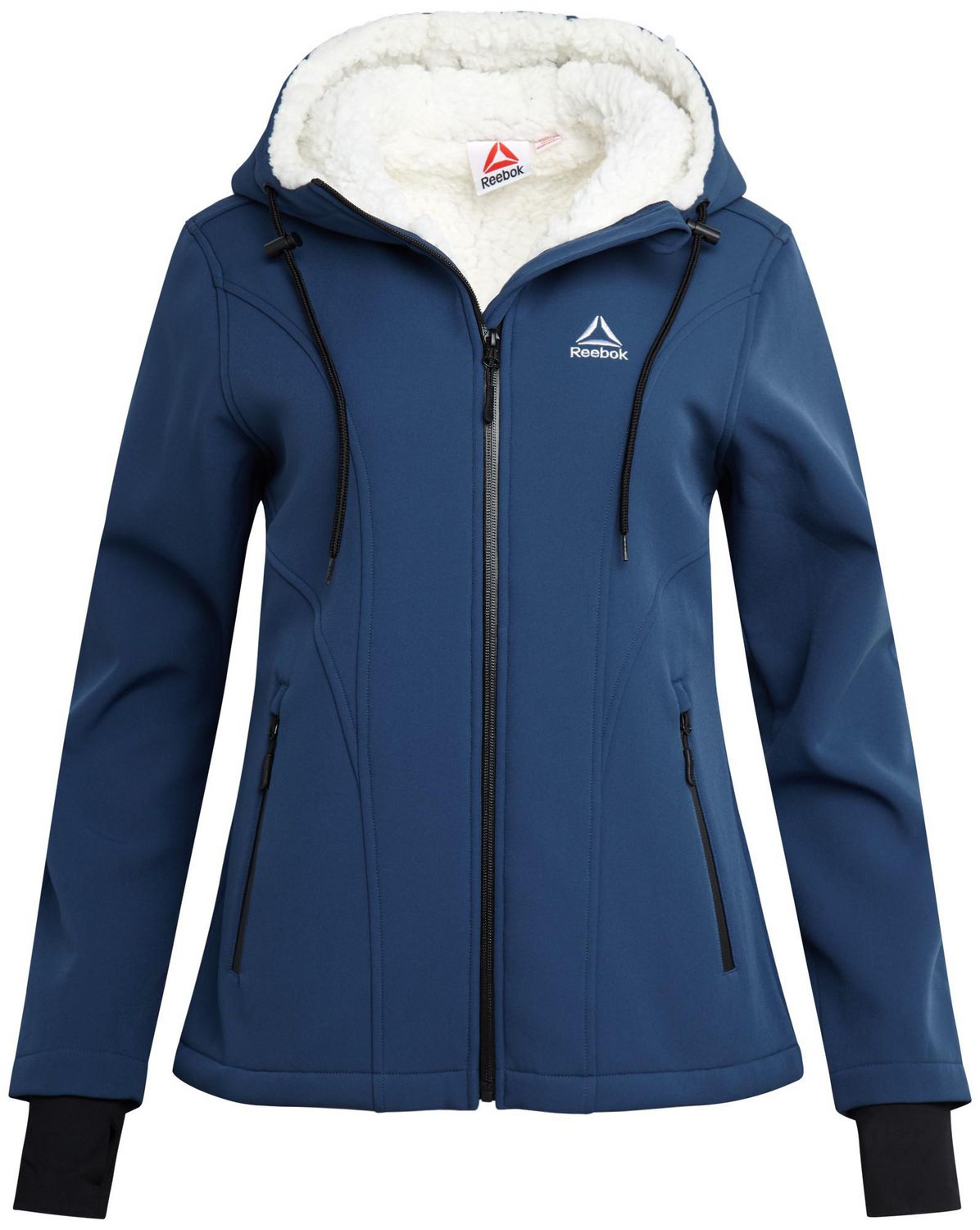 Reebok Women's Sherpa Lined Softshell Jacket with Hood