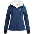 thumbnail image 1 of Reebok Women's Sherpa Lined Softshell Jacket with Hood, 1 of 9