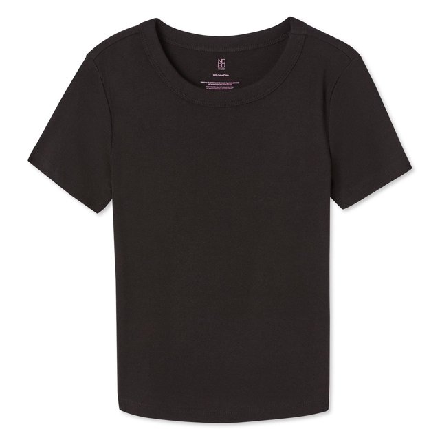 No Boundaries Women's Rib Baby Tee