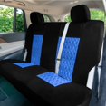 thumbnail image 4 of Universal Fit Car Seat Cover – Full Set of Automotive Seat Covers, Diamond Stitched Flat Cloth Cloth Seat Protector for Cars, Trucks, SUVs and Vans, Washable Seat Cover, 4 of 7