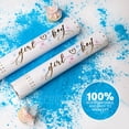 thumbnail image 2 of PrimePure Gender Reveal Powder Cannon – 2 Pack, Blue, Party Smoke Powder for Baby Boy, 2 of 7