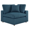 thumbnail image 4 of Modway Commix 4 Piece Down Filled Overstuffed Sectional Sofa Set in Azure, 4 of 5