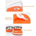 thumbnail image 4 of SIfdSeng Snack Tray with Lid Stainless Steel Insulated Lunch Box Multi Layer Student Lunch Box Sealed Fresh Keeping Box Lunch Boxes for Kids Snack Packs Containers Reusable, 4 of 7