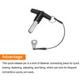 thumbnail image 3 of Unique Bargains T Handle Lock Pins, 25/64' Pin Dia. 25/32' Usage Length Stainless Steel Push-Button Quick Release Pin, 3 of 5