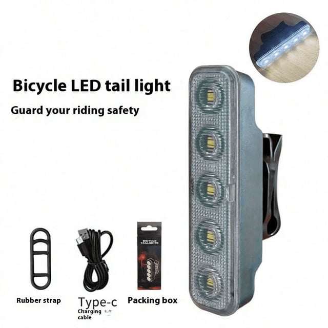 Boovnll Bicycle Accessories, Multi Mode Bicycle Variable Light Tail Light Unmatched Visibility High Adjustable Bicycle Variable Light Tail Light, Bike Accessories for Adult Bikes, Bike Accessories
