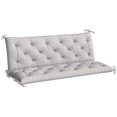 thumbnail image 1 of Outsunny Coussins de Remplacement pour Balançoire de Banc d'Extérieur à 3 Places, 1 of 10