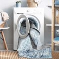 thumbnail image 3 of JV Home Area Rug Elegance Grey Blue 6'x9' Washable Carpet Anti Slip, 3 of 7