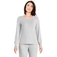 thumbnail image 1 of George Women's Long Sleeve Henley Top, 1 of 6