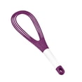 thumbnail image 1 of Czzoypi Rotating Eggbeater Whisk, Manual Whisk for Baking Cooking, Dual-Purpose Kitchen Tool with Scraper Edge for Non-Stick Pots Pans Bowls, Easy Storage Flat Close Design Food Grade Plastic,, 1 of 3