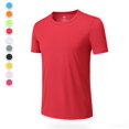 thumbnail image 4 of Compression Shirts for Men Quick Drying Summer Gym Shirts Breathable Stretchy Short Sleeve Crew Neck Basic T-Shirts for Activewear, 4 of 7