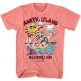 thumbnail image 1 of Jaws Helpshark Coral Silk Heather Adult T-Shirt, 1 of 2