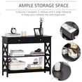 thumbnail image 4 of HOMCOM Console Table w/ Shelves Drawers for Living Room Entryway Bedroom, 4 of 10